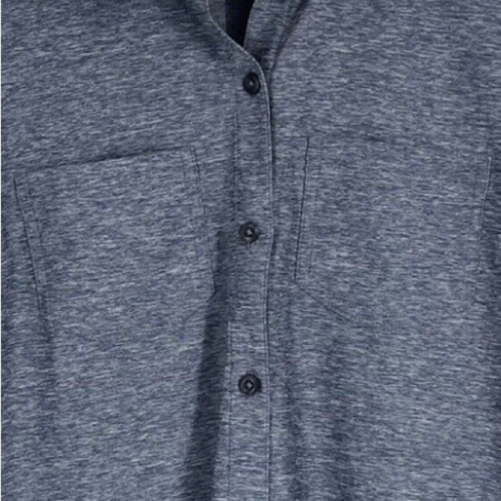 Blue Button-Up Shirt